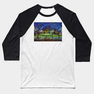 Melbourne tram at night Baseball T-Shirt